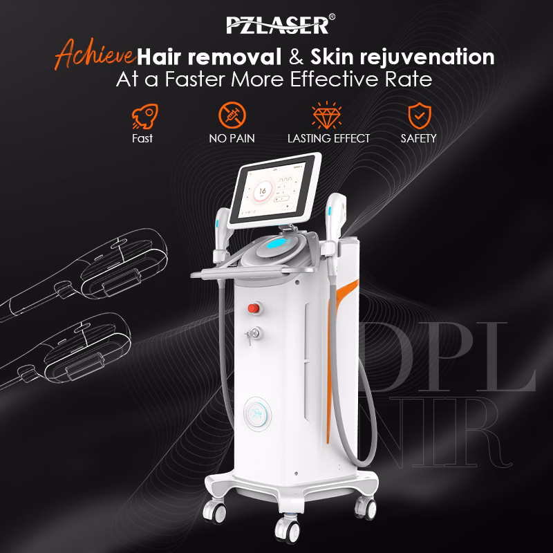 Traditional IPL systems remain popular, but many clinics are upgrading to Dynamic Pulsed Light technology combined with Near Infrared energy.