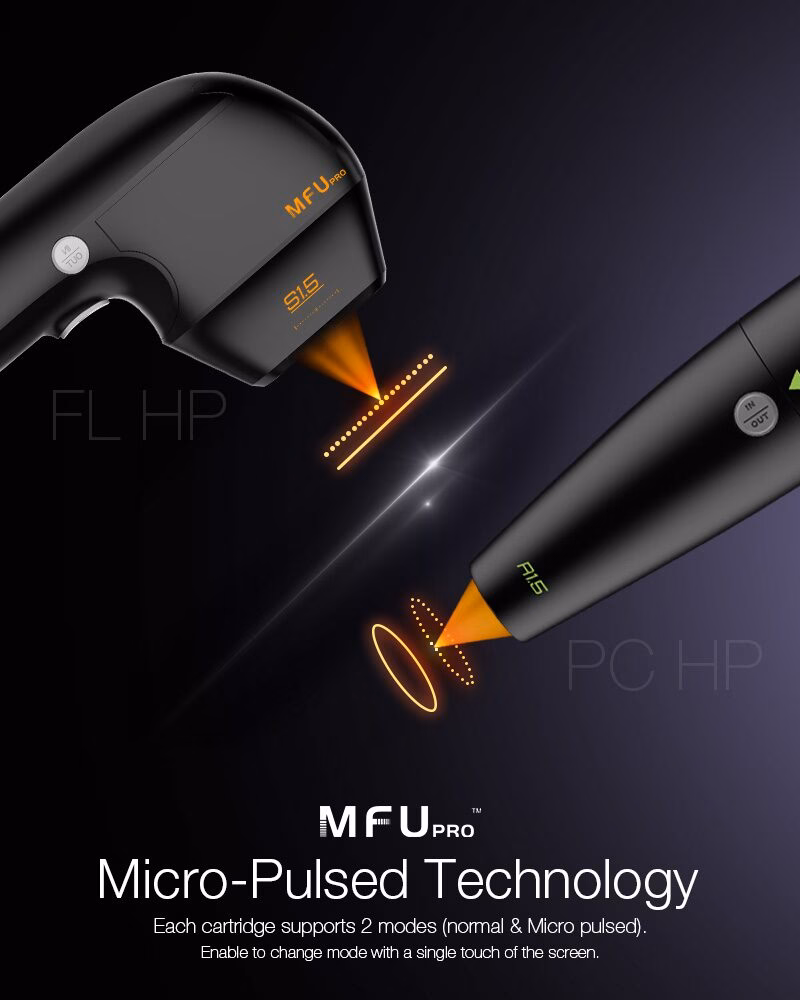 PZLASER MFU PRO MPT: Micro-Pulsed Technology and Multiple Operating Modes